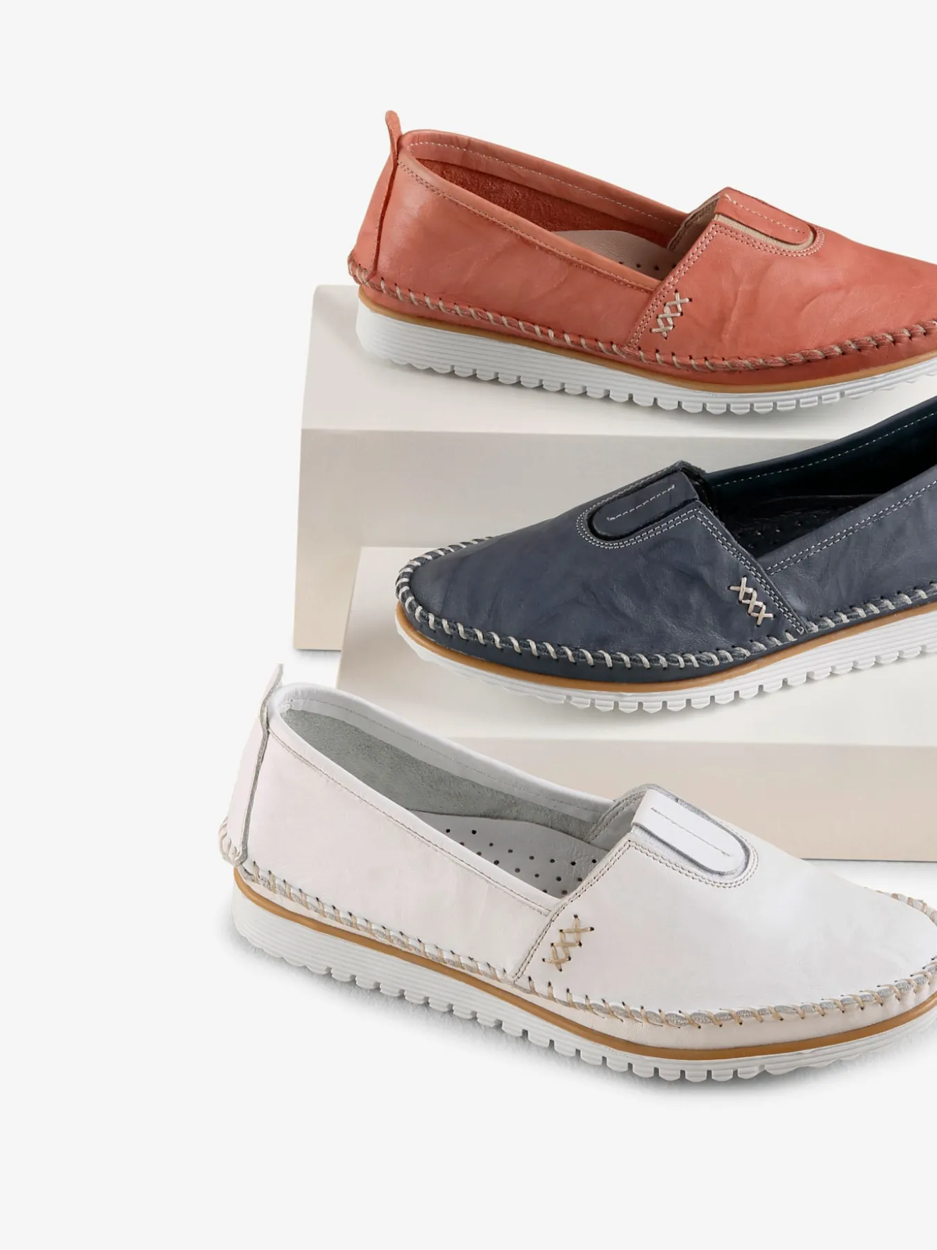 Trotteurs cuir nappa de vache