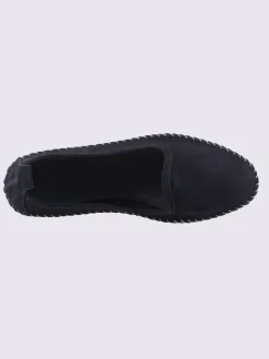 Trotteurs cuir velours de vache.