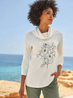 T-shirt à col bénitier col bénitier tendance