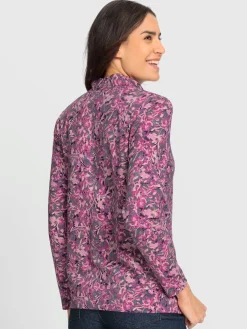T-shirt à col montant qualité coton doux sur la peau