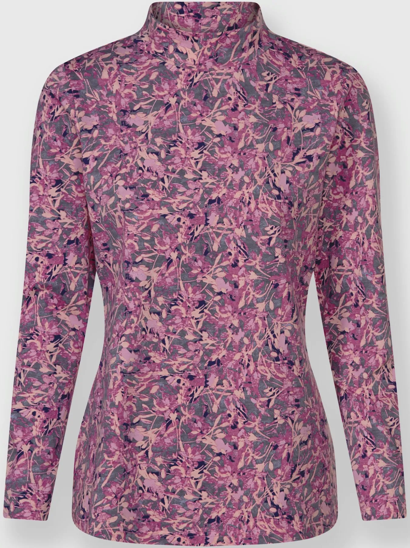 T-shirt à col montant qualité coton doux sur la peau