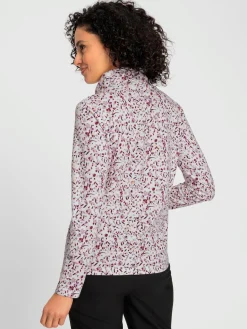 T-shirt à col roulé 50% modal