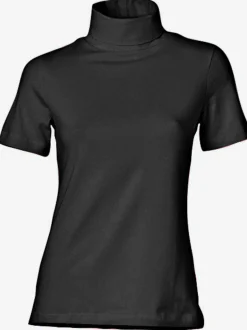 T-shirt à col roulé basique facile à associer avec joli col roulé