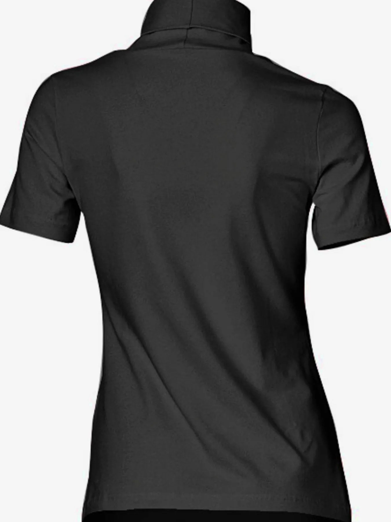 T-shirt à col roulé basique facile à associer avec joli col roulé