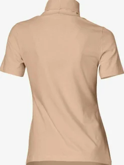 T-shirt à col roulé basique facile à associer avec joli col roulé