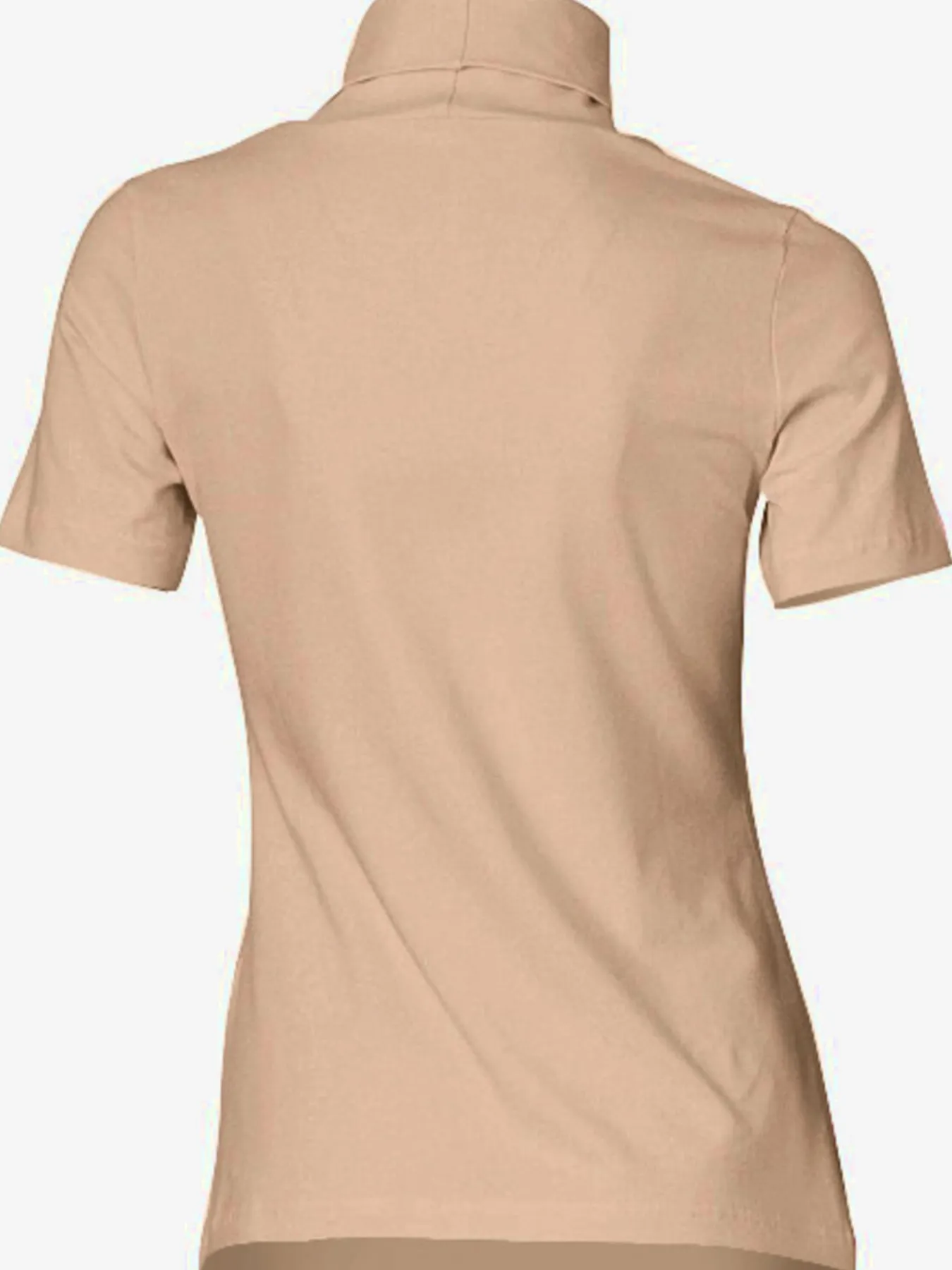 T-shirt à col roulé basique facile à associer avec joli col roulé