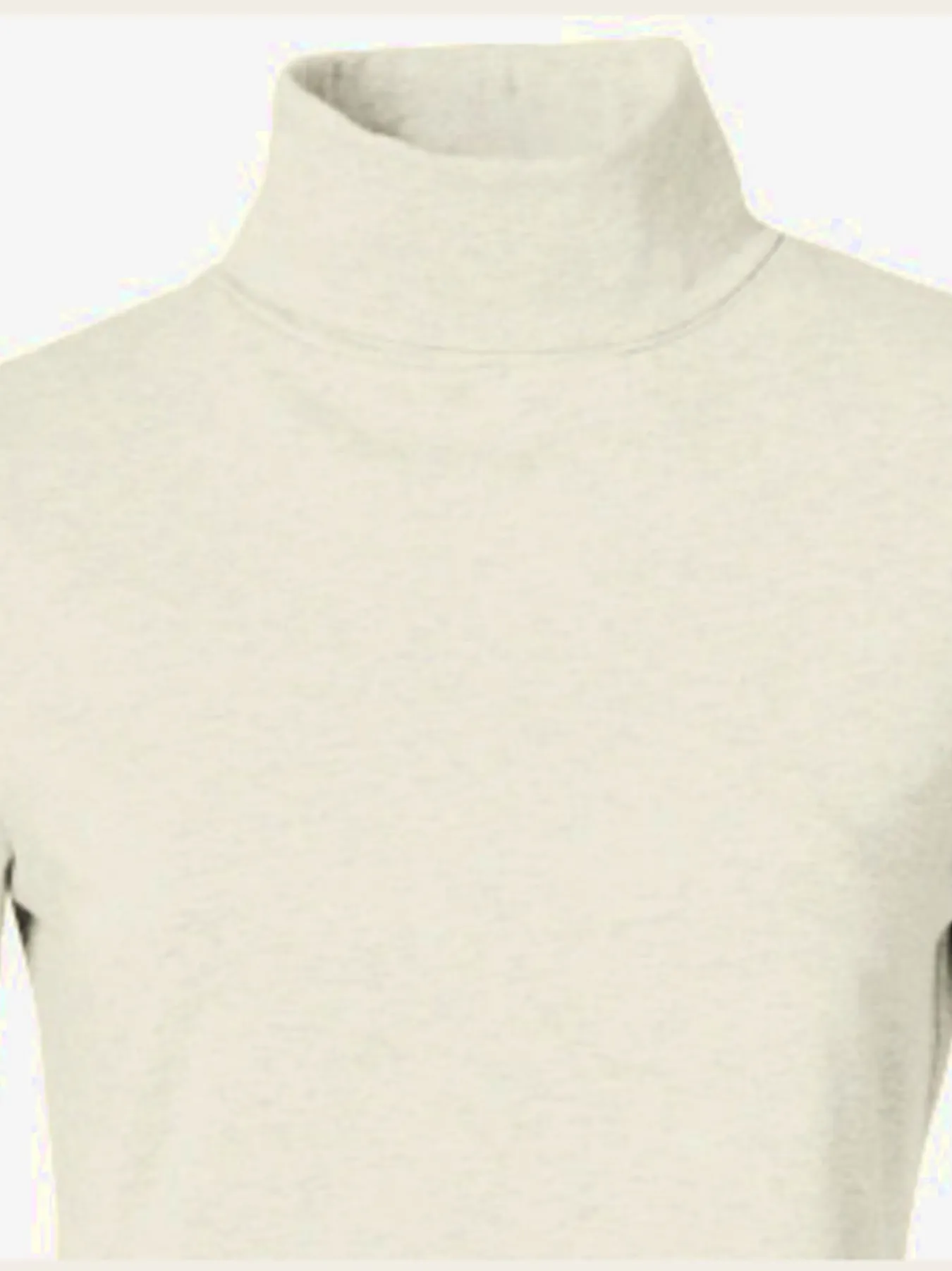 T-shirt à col roulé basique incontournable avec col roulé