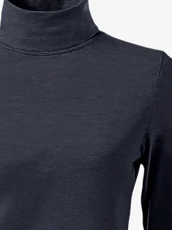 T-shirt à col roulé basique incontournable avec col roulé