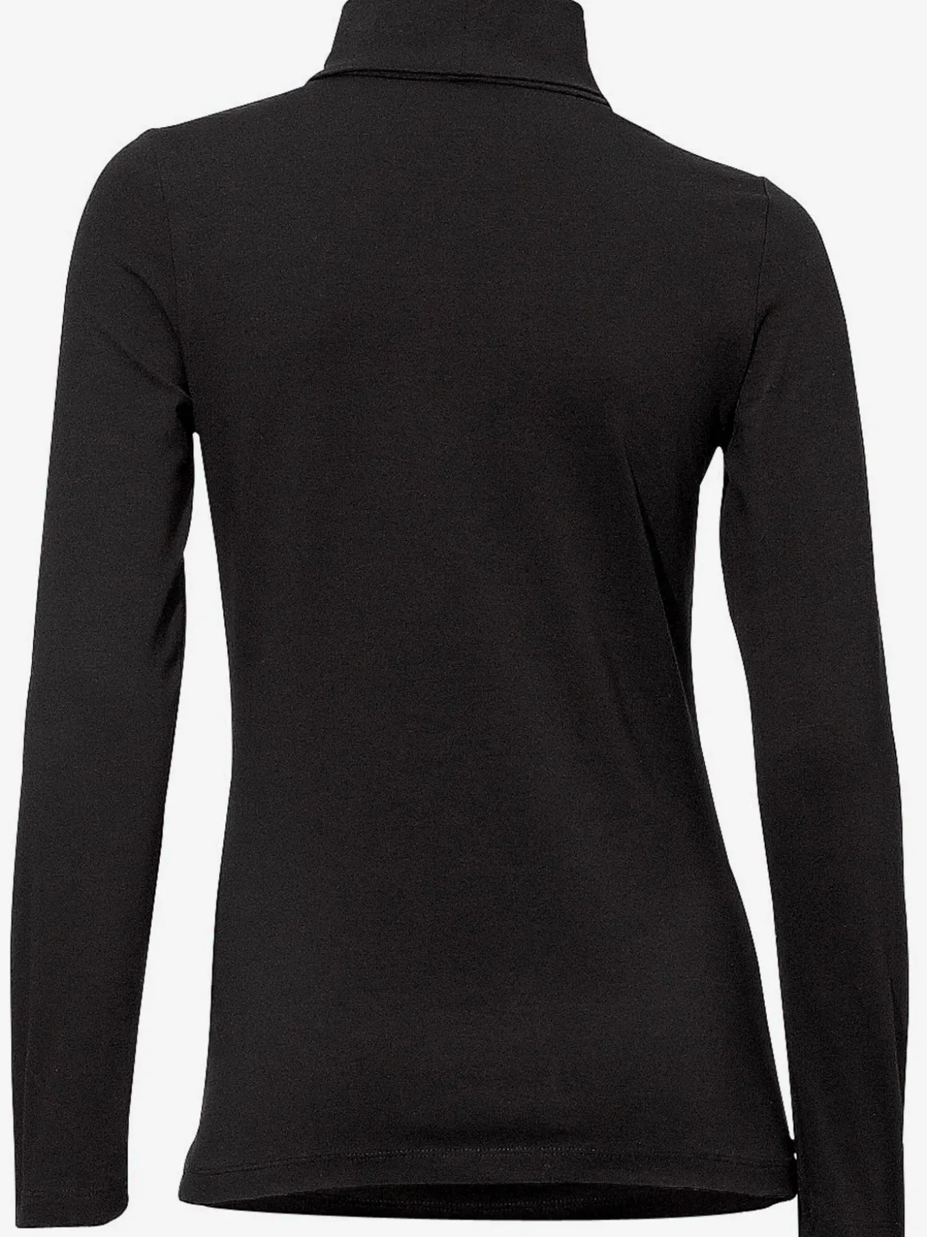 T-shirt à col roulé basique incontournable avec col roulé