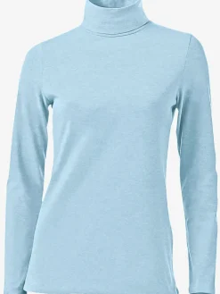 T-shirt à col roulé basique incontournable avec col roulé