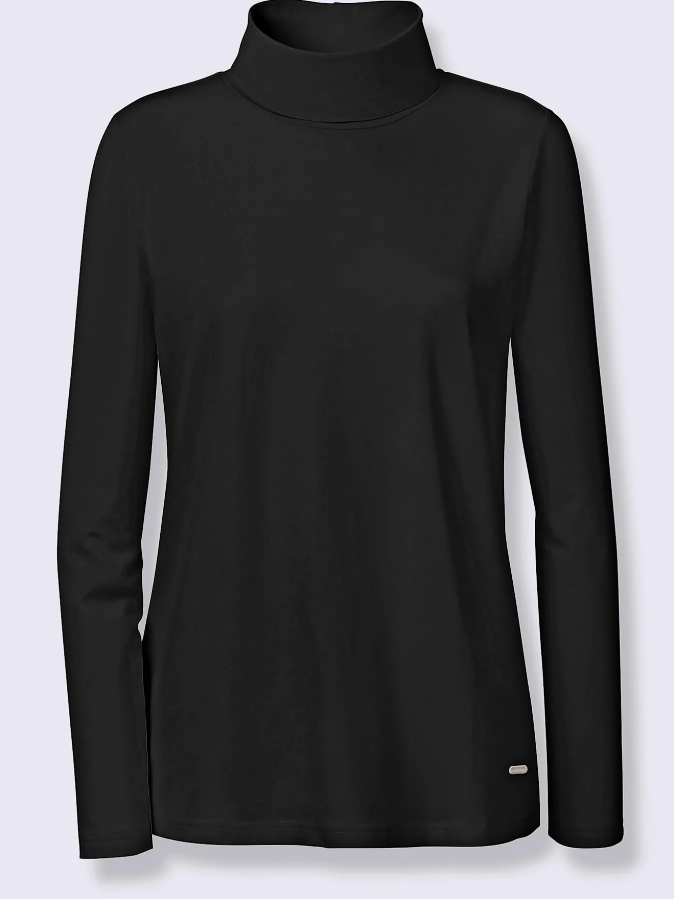 T-shirt à col roulé col roulé flatteur