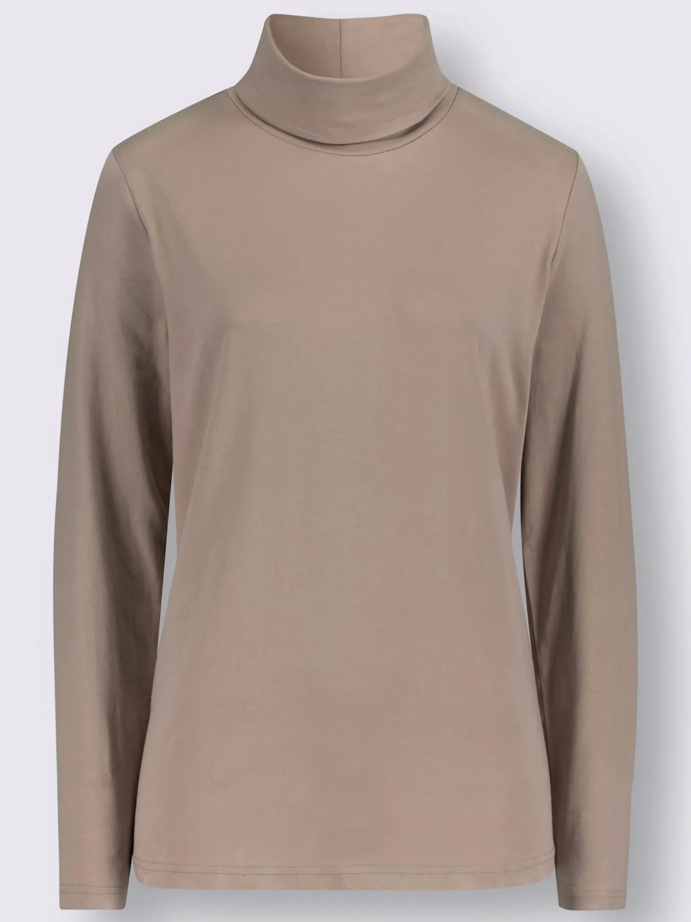 T-shirt à col roulé col roulé flatteur
