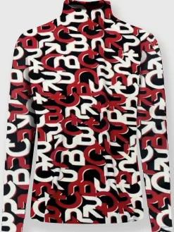 T-shirt à col roulé motif imprimé exclusif