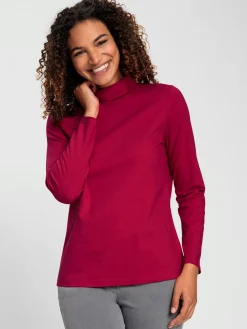 T-shirt à col roulé qualité coton