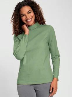 T-shirt à col roulé qualité coton