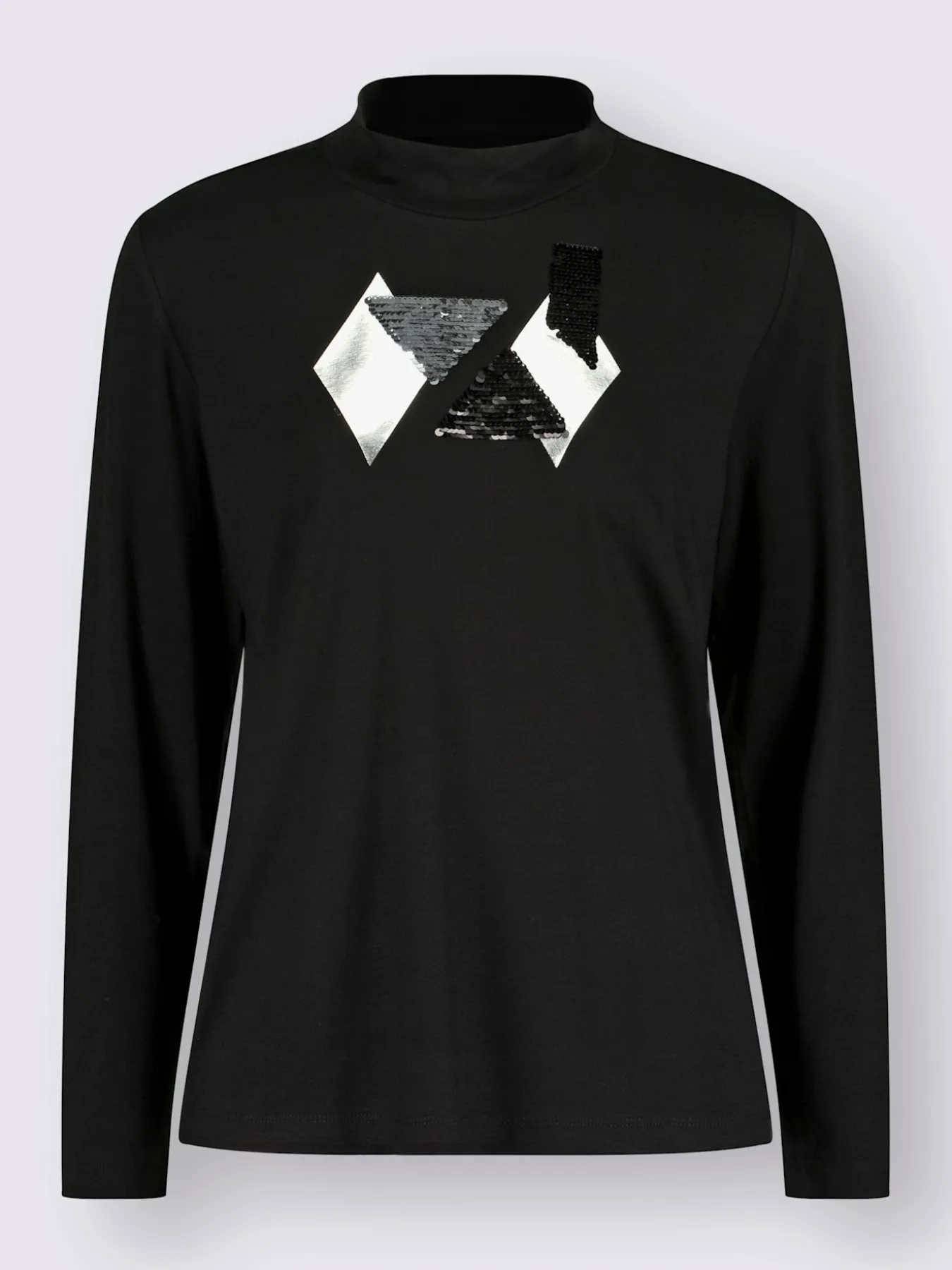 T-shirt à col roulé qualité viscose douce