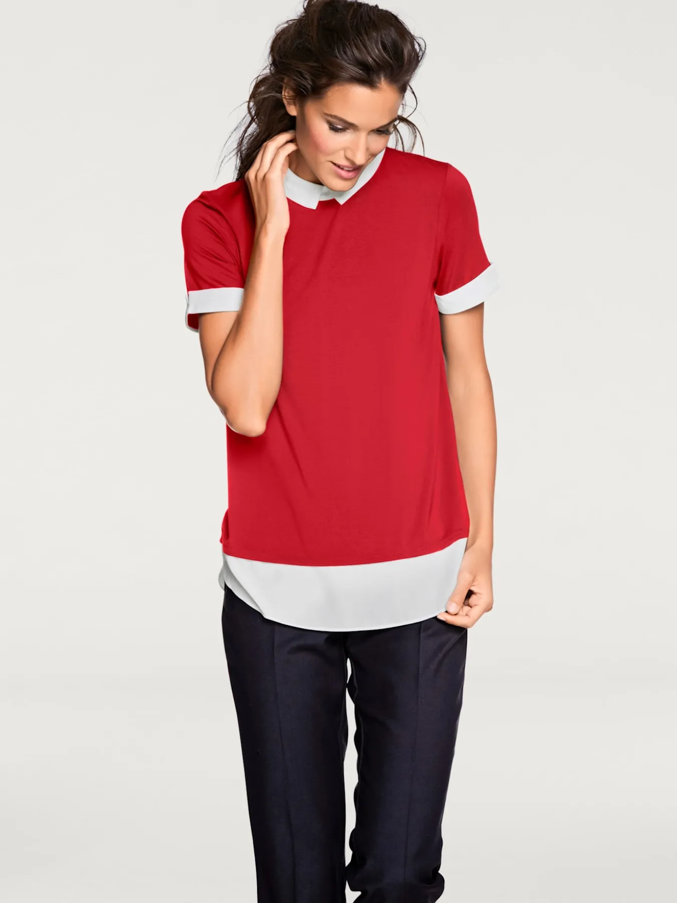 T-shirt 2 en 1 joli look 2 en 1
