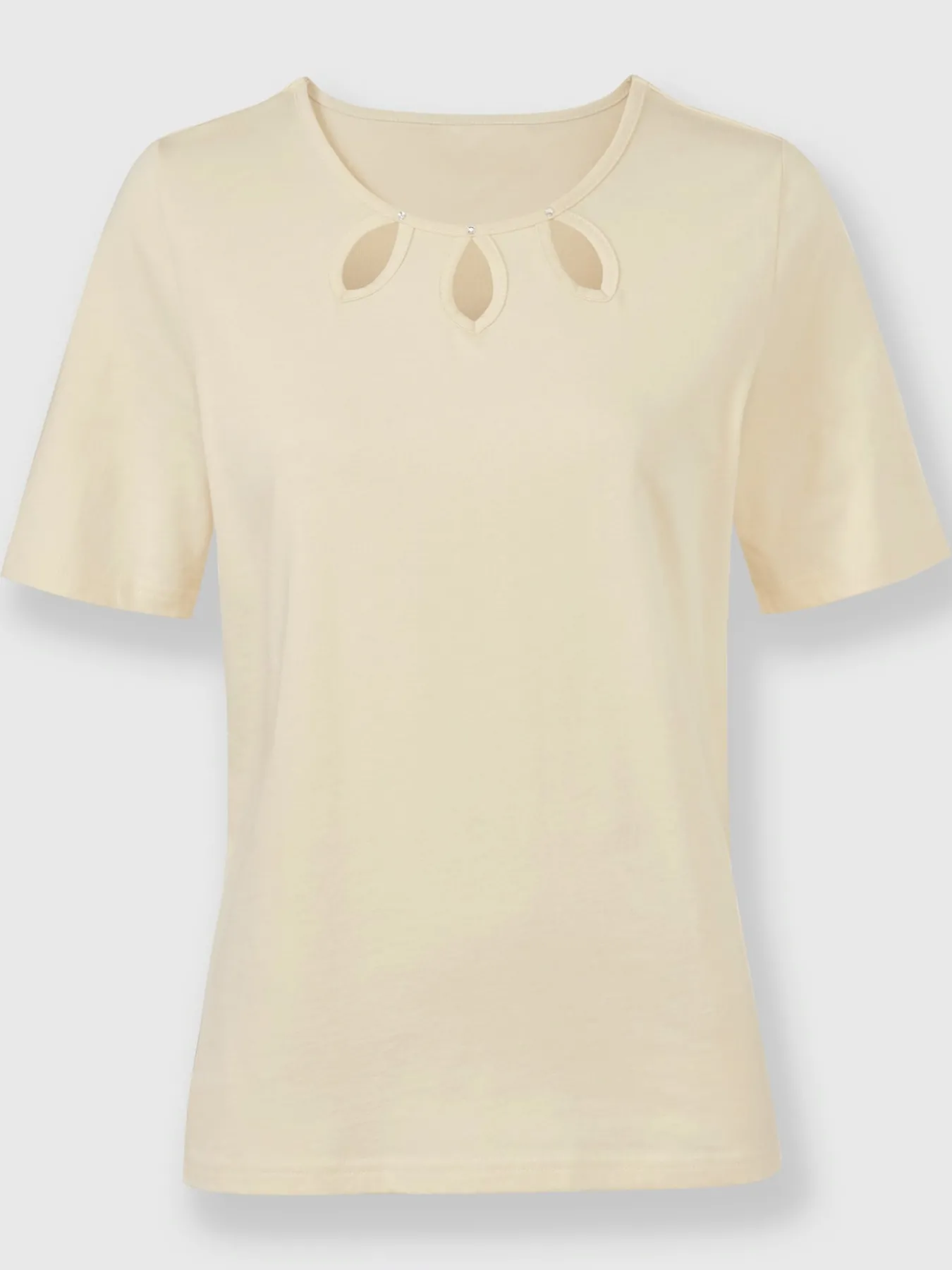 T-shirt à encolure ronde 50% coton