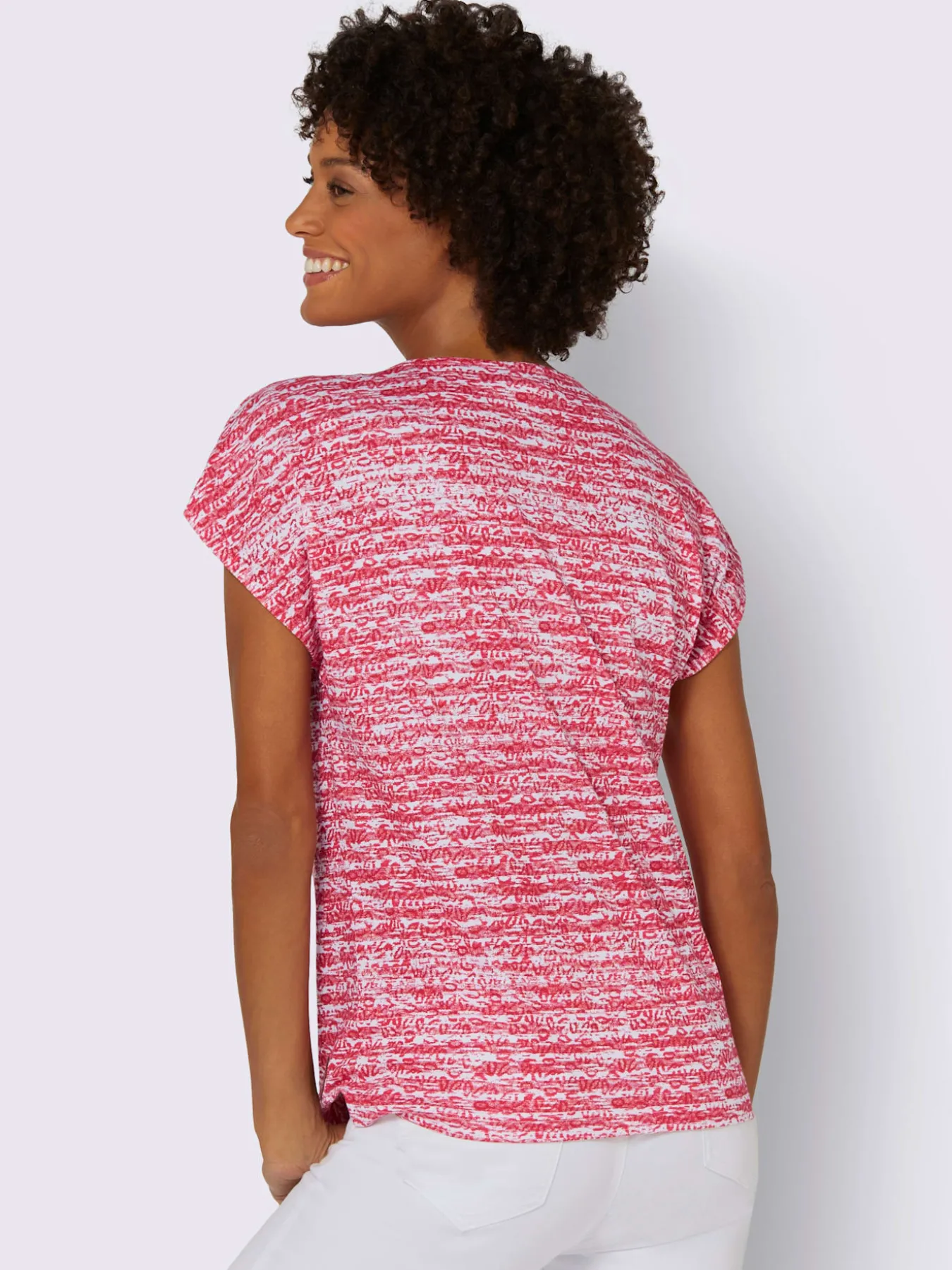 T-shirt à encolure ronde 50% coton