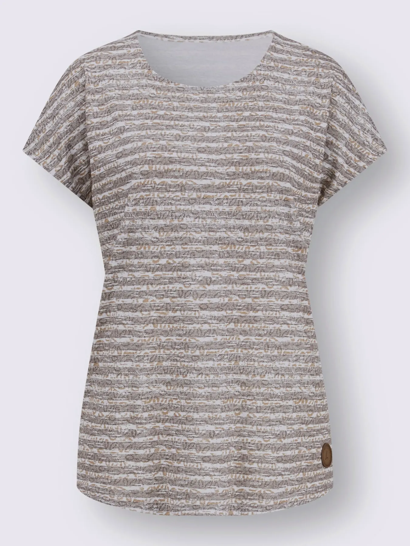 T-shirt à encolure ronde 50% coton