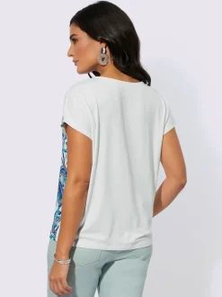 T-shirt à encolure ronde avec viscose (ecovero)