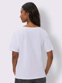 T-shirt à encolure ronde motif imprimé