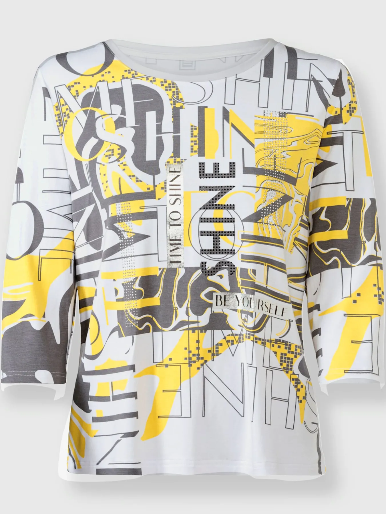 T-shirt à encolure ronde motif imprimé exclusif