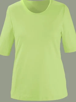 T-shirt à encolure ronde pur coton