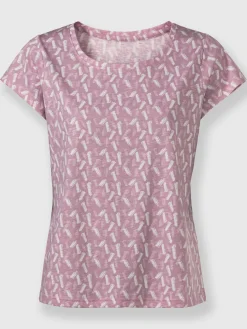 T-shirt à encolure ronde pur coton