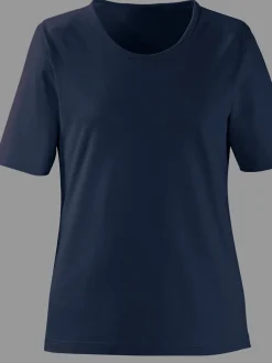 T-shirt à encolure ronde pur coton