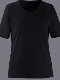 T-shirt à encolure ronde pur coton