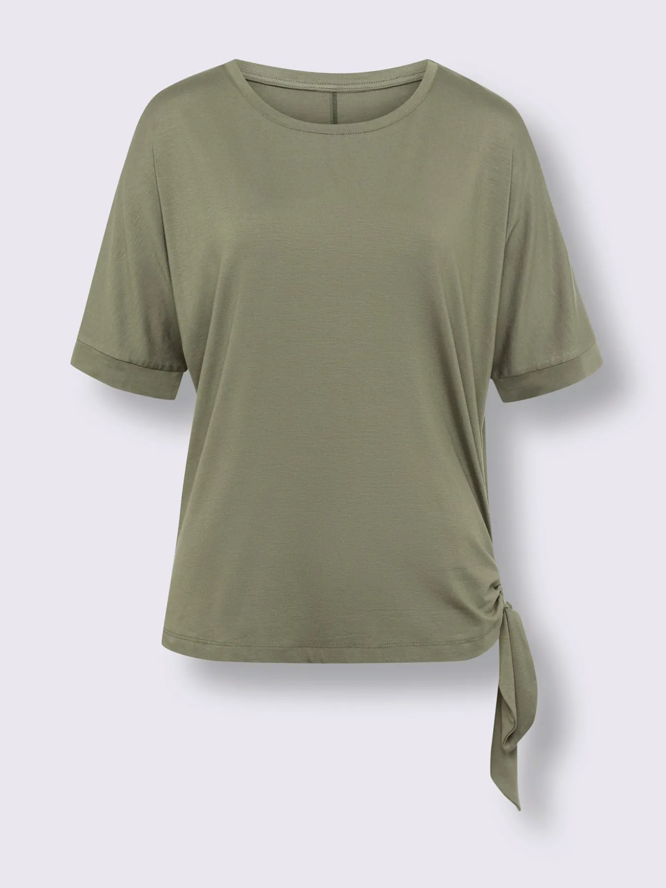T-shirt à encolure ronde qualité viscose douce