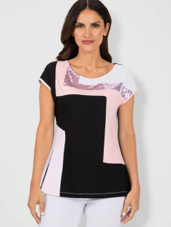 T-shirt à encolure ronde viscose