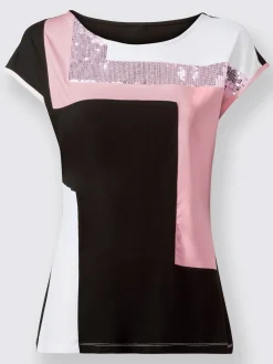 T-shirt à encolure ronde viscose
