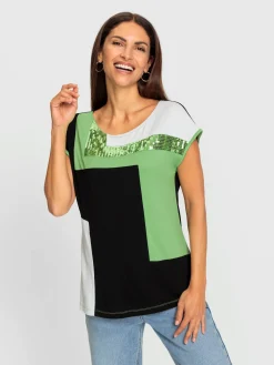 T-shirt à encolure ronde viscose