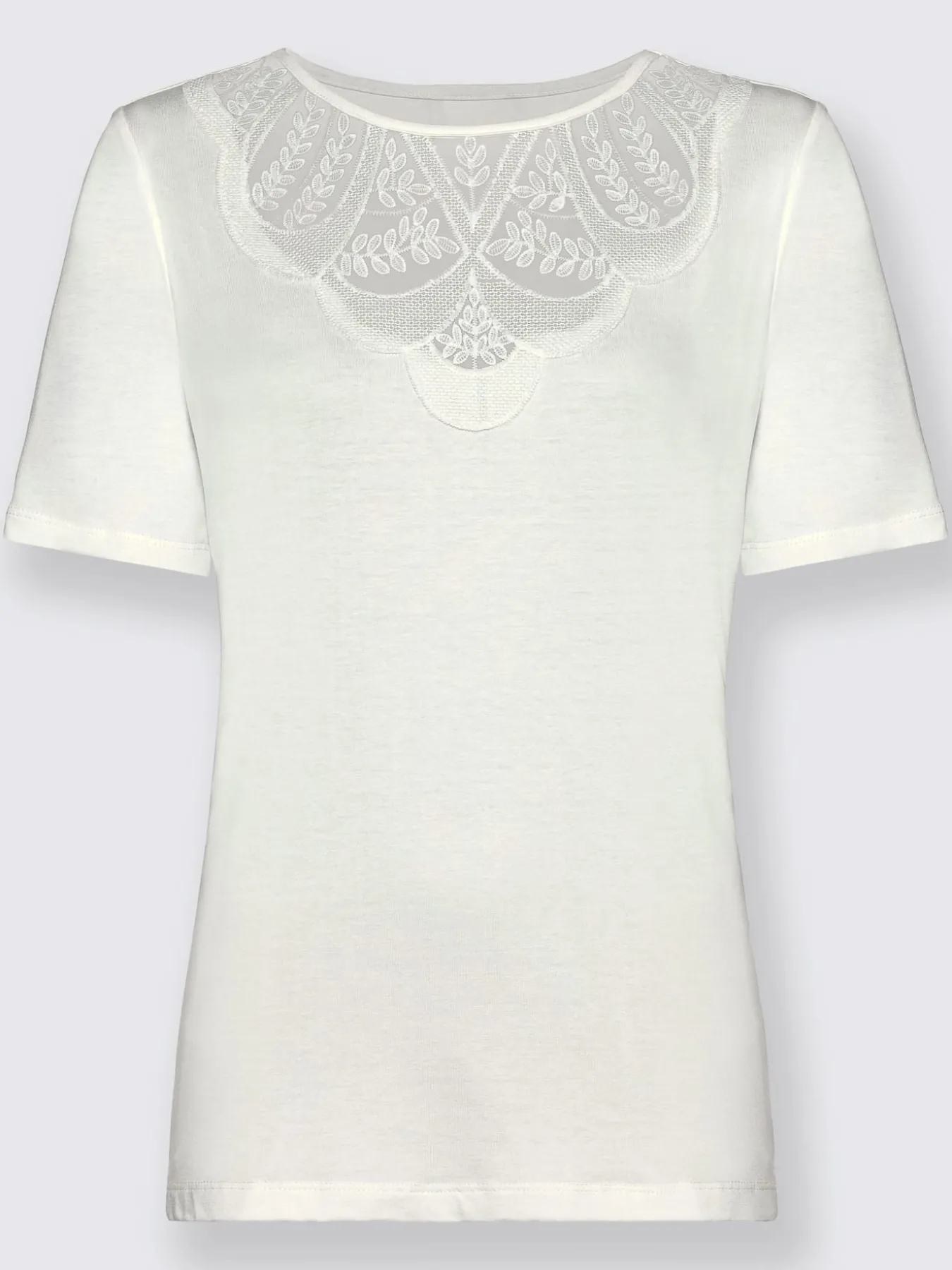 T-shirt à encolure ronde viscose
