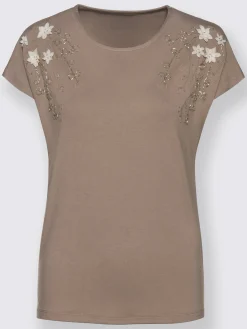 T-shirt à encolure ronde viscose