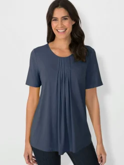 T-shirt à encolure ronde viscose