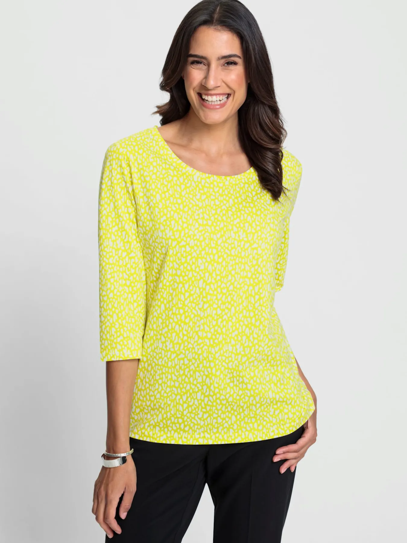 T-shirt à manches 3/4 50% coton
