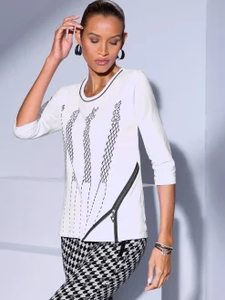 T-shirt à manches 3/4 95% coton