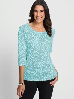 T-shirt à manches 3/4 50% coton