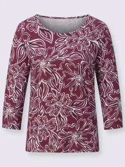 T-shirt à manches 3/4 95% viscose (ecovero)