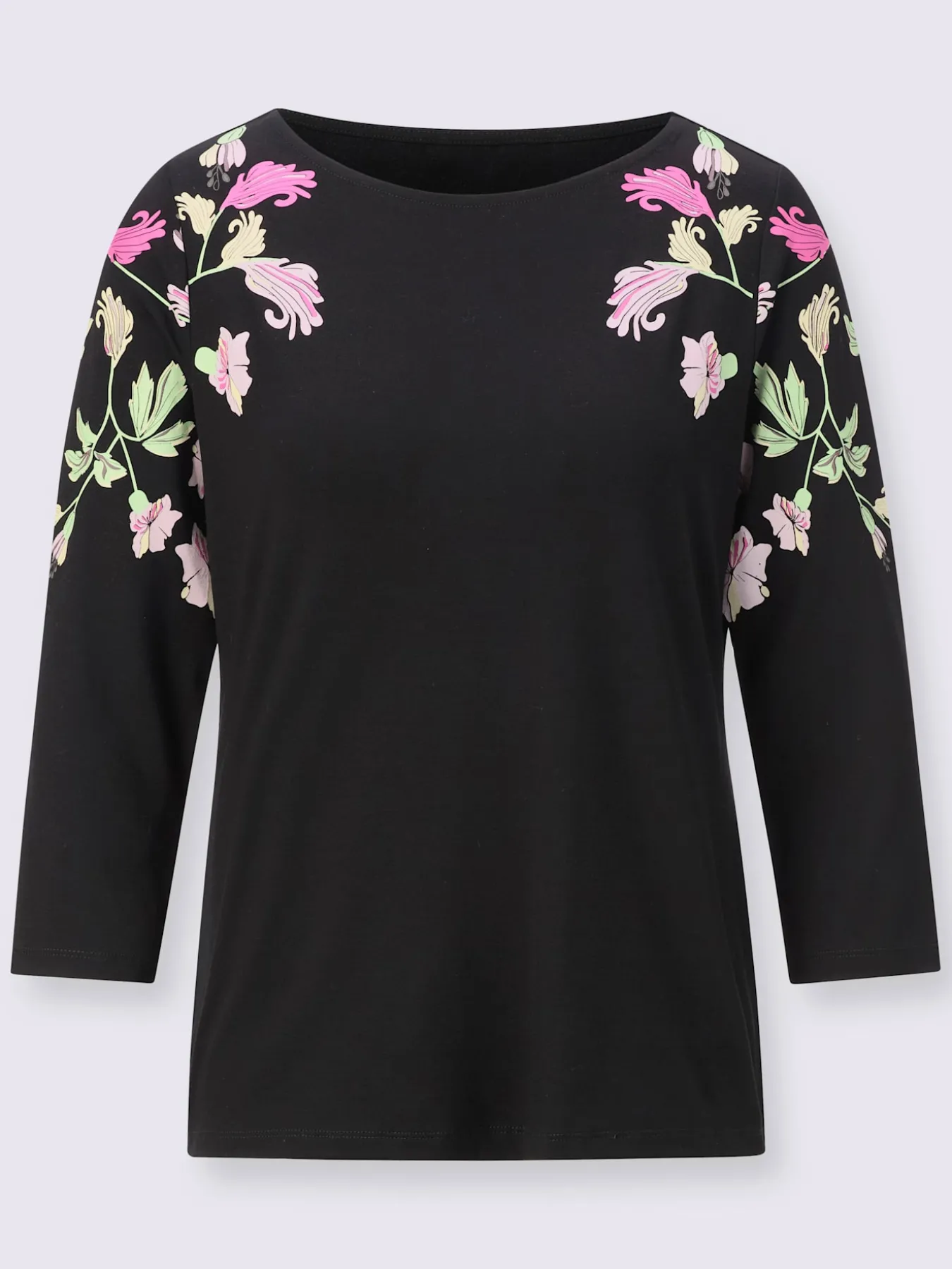 T-shirt à manches 3/4 avec viscose (ecovero)