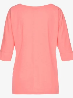 T-shirt à manches 3/4 encolure ronde