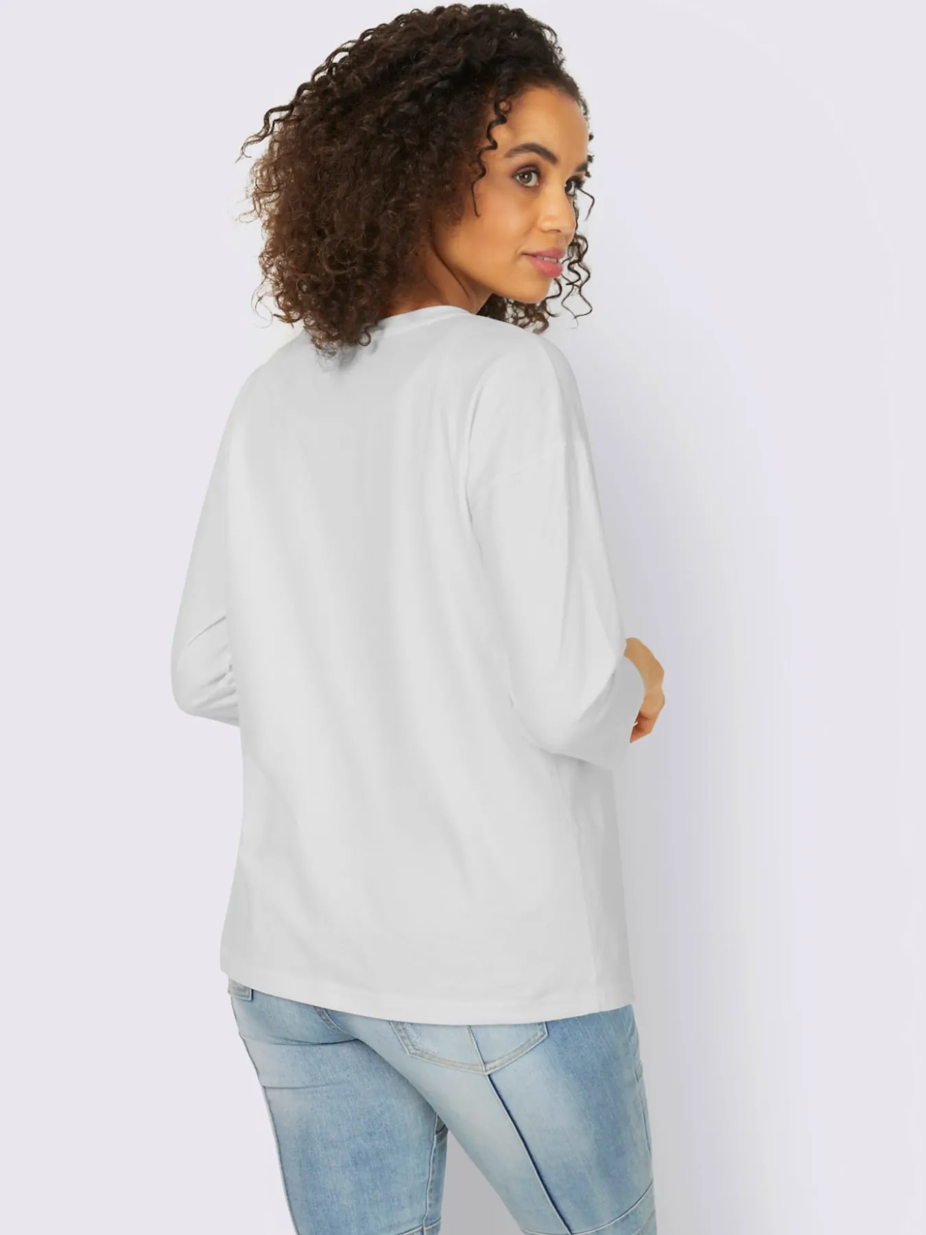 T-shirt à manches 3/4 joli imprimé devant