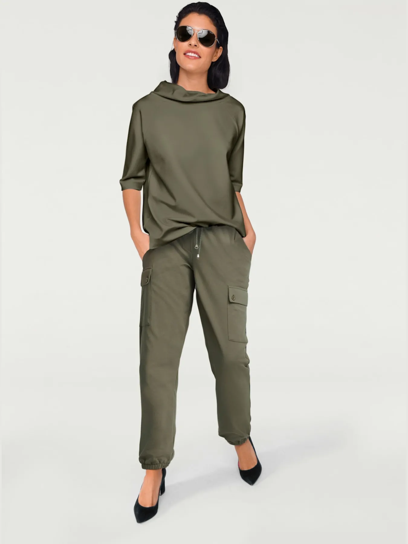 T-shirt à manches 3/4 look ample tendance