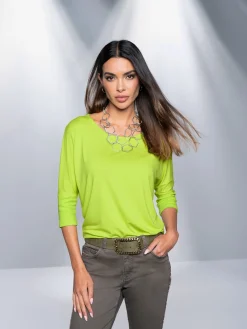 T-shirt à manches 3/4 manches chauve-souris 3/4