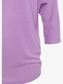 T-shirt à manches 3/4 manches chauve-souris pour un look décontracté