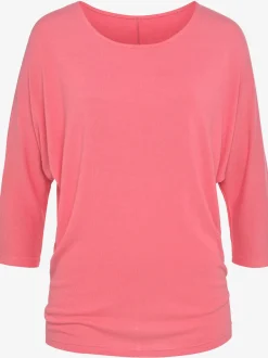 T-shirt à manches 3/4 manches chauve-souris pour un look décontracté
