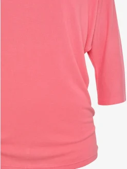 T-shirt à manches 3/4 manches chauve-souris pour un look décontracté